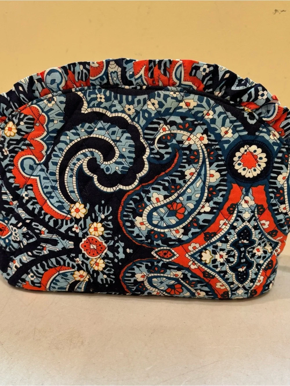Vera Bradley Quilted Paisley Cosmetic Pouch -
